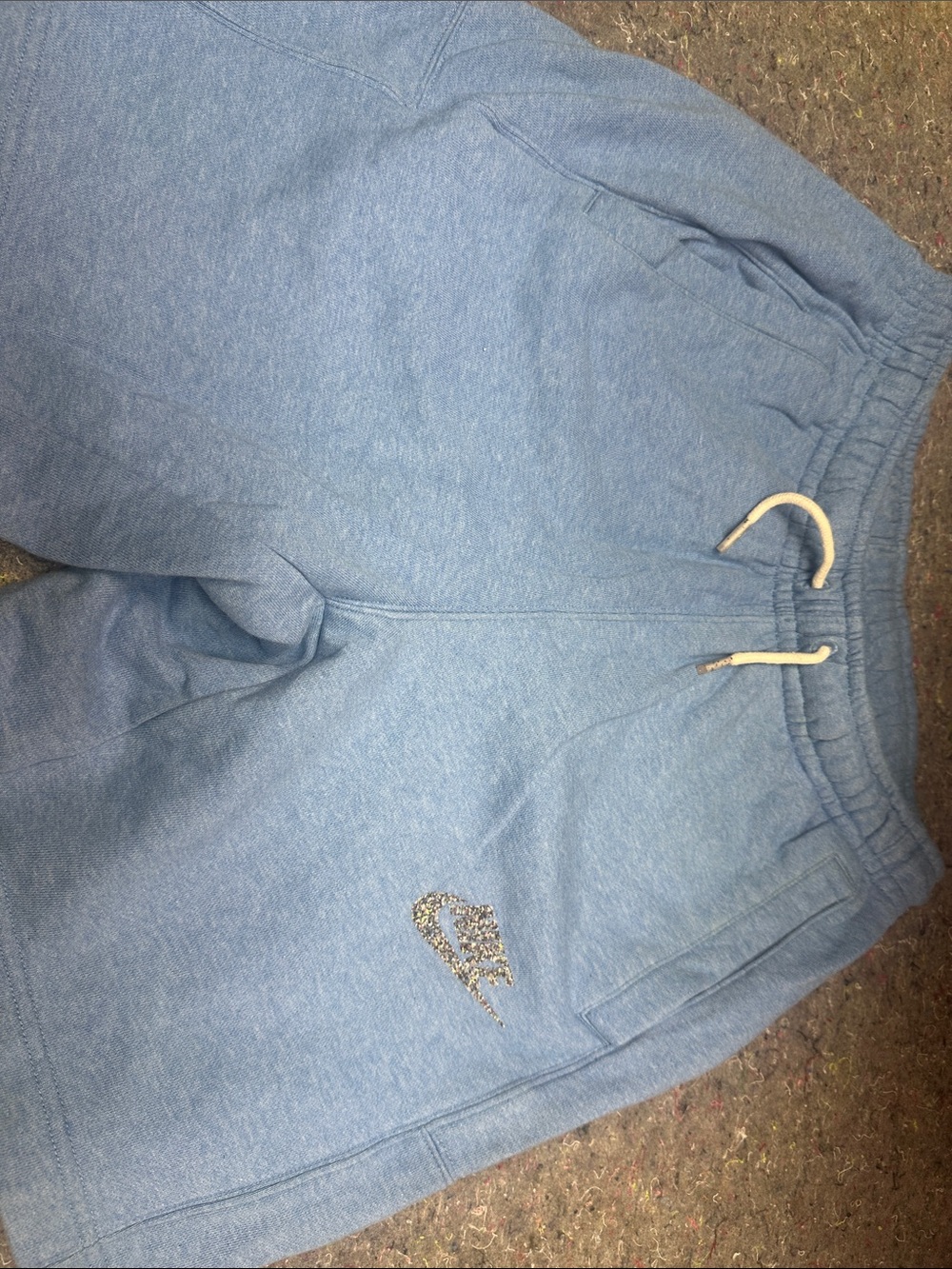 Nike Light Blue Kids Sweatpants with Drawstring